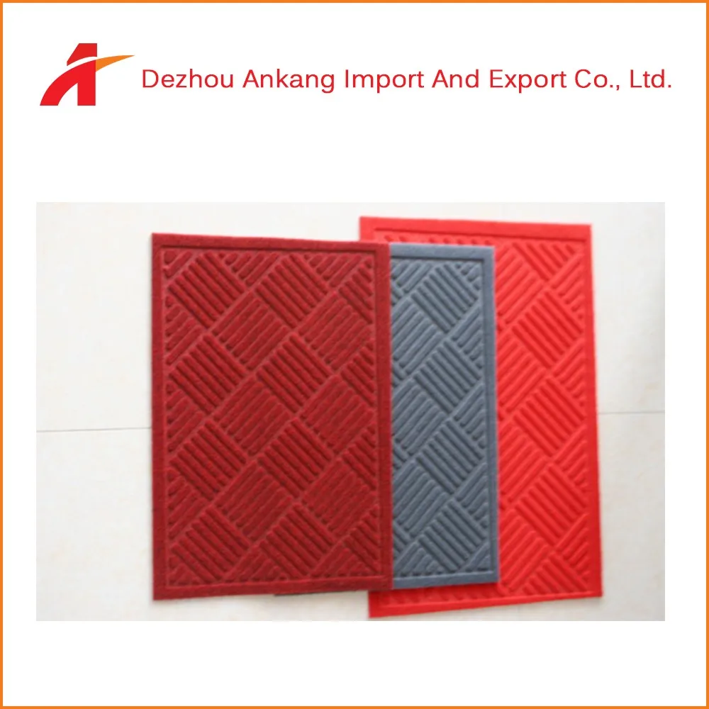 Nuevo Diseño Perforado Aguja Terciopelo Jacquard Piso Antideslizante