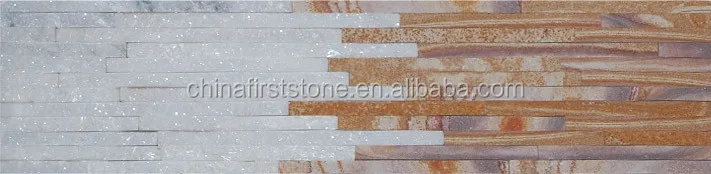 FSSW-258 Mix Slate Stone Exterior Wall Cladding