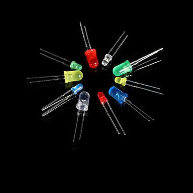 3mm 5mm Led Lightemitting Diode Light Bulb Resistanc Diy Led 3v 2ma