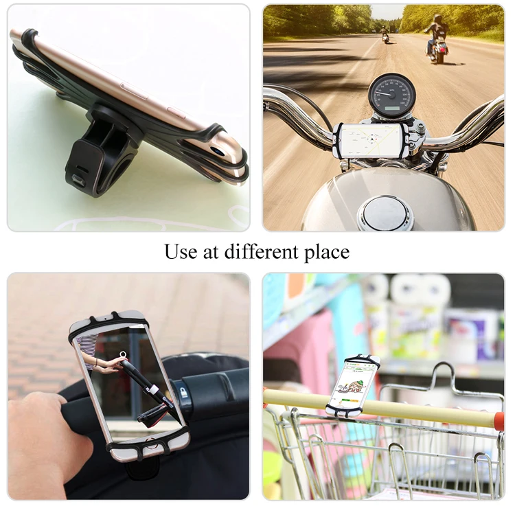 360 Degree Rotate Mountain Bike Handlebar Bike Mobile Phone Mount Holder Bike mounts Bicycle Phone Holder For Smartphones