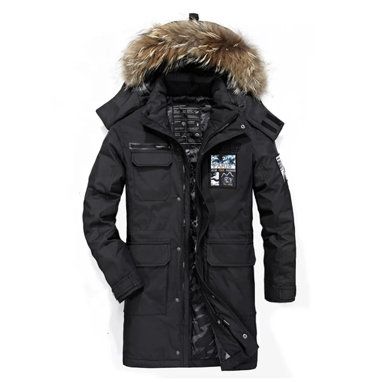 

Mens Casual Long Winter Jacket for Men Down Jacket, Customized