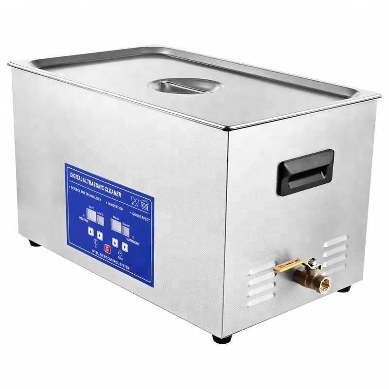 
20L Stainless Steel Benchtop Digital Heated Ultrasonic Bath Cleaner 