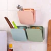 Wall-mounted paste sealed plastic square storage box