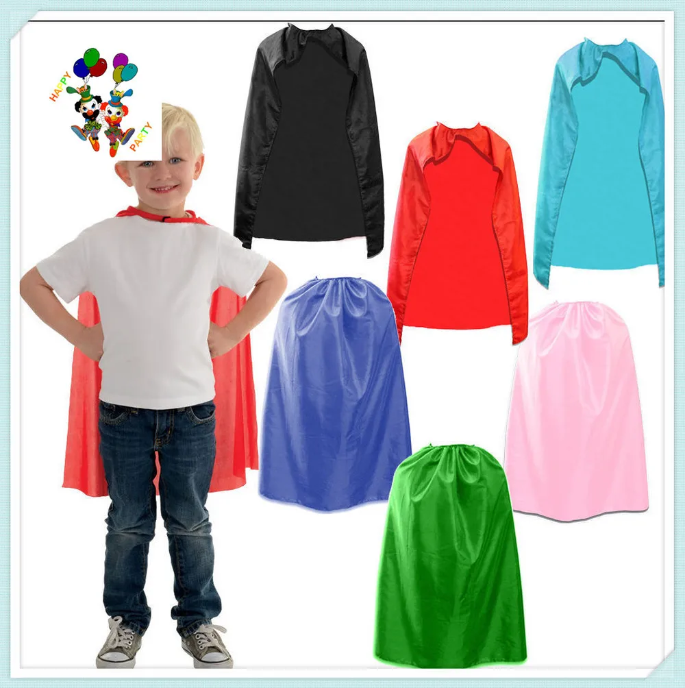 Boys Girls Deluxe Satin Cape 32 Fancy Dress Party Childrens Book Week Superhero)_.jpg
