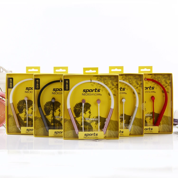 Factory wholesale neckband wireless headset Blue tooth sport headphone with magnetic in-ear earbuds - ANKUX.COM