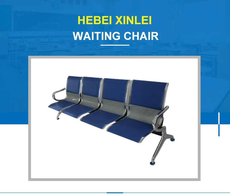 5-seater airport waiting chair red in china