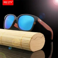 

SIKAI Handmade Design your own custom logo fashion eyewear polarized wooden bamboo sunglasses