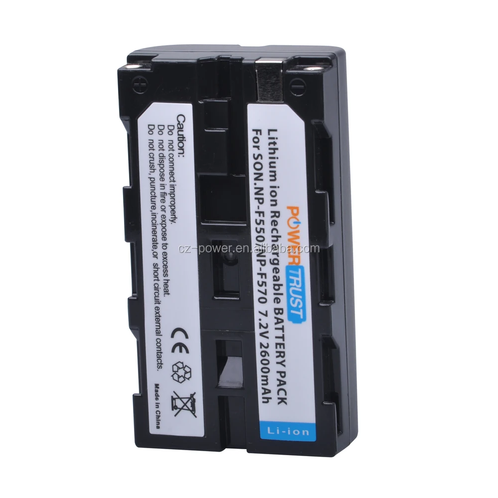 更换摄像机电池组索尼相机 np-f550 np-f570