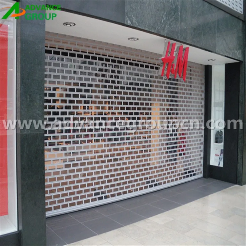 Berventilasi aluminium  bergulir shutter pintu  teras  Pintu  