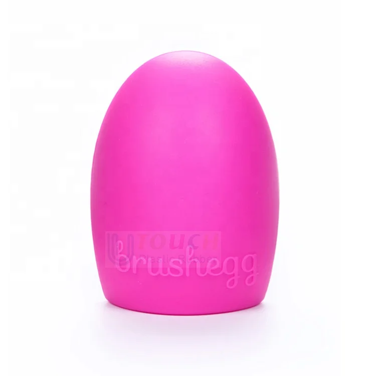 

Customized Logo Makeup Brush Cleaner Silicone Cleaning Brush Egg Washing Brush