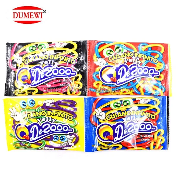 New Items Sweet Novelty Assorted Fruit Long Noodles Jelly Buy Jelly