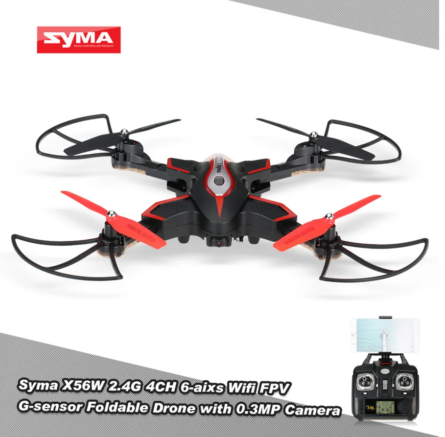 Syma X56 2.4G Folding RC Drone with 6-Axis Gyro Headless Hovering Quadcopter KID 