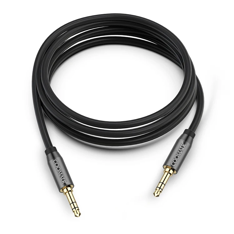 

HiFi Sound 24K Gold Plated 3 Core 3.5mm Male to Male Stereo Audio Cable for Speaker, N/a