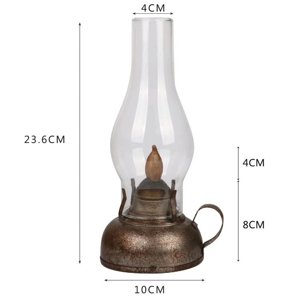 2018 Oem Style Yellow Flickering Led Oil Lamp With Candle Lights For Garden Tree Decoration
