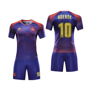 One To One Design Soccer Uniform Custom Purple Football Team Kits - Buy ...