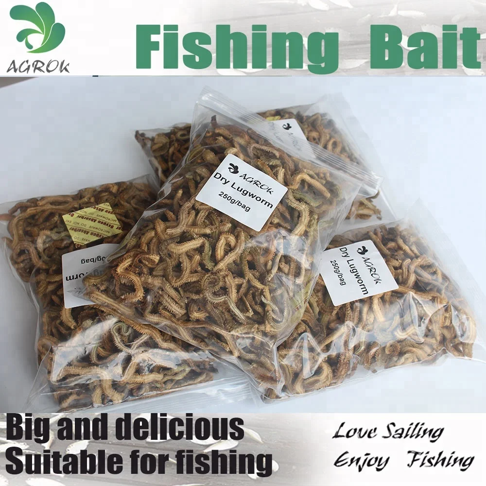 

wholesale Dry Green Lugworm Powerful Fishing Lure 400g/bag