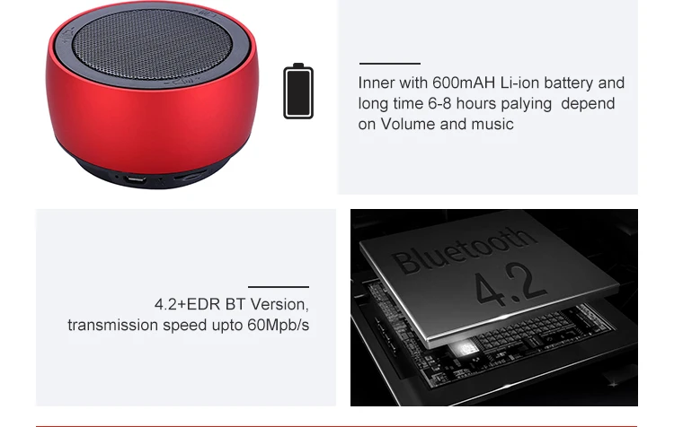 2020 Factory price Portable Mini led light smart wireless Blue tooth Speakers Mini - ANKUX.COM