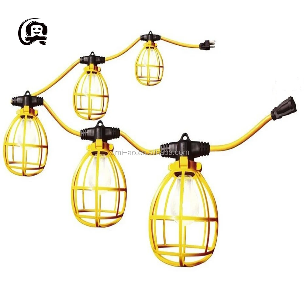 Temporary Construction S14 Edison Bulb Lighting For Weddings S14 Edison Bulb Lighting
