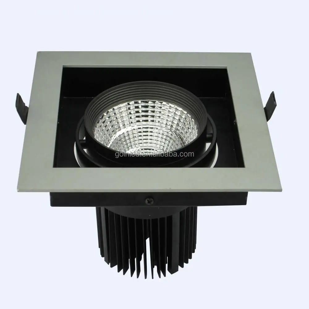 new types square recessed decorative spot downlight 35w DALI dimming 0-10V dimming for optional