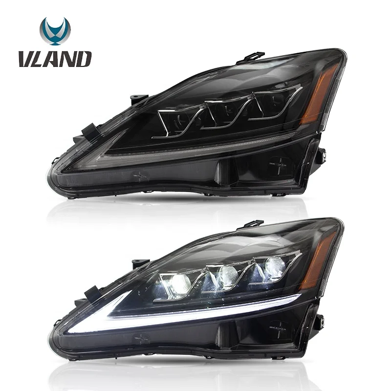 

VLAND New Design Amber Color 2006-2012 IS250 IS350 IS300 ISF Headlight