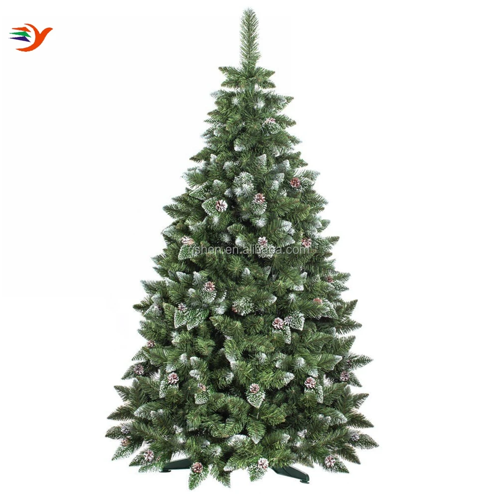 6ft Wooden Christmas Tree Decorations Natural Bark Alpine