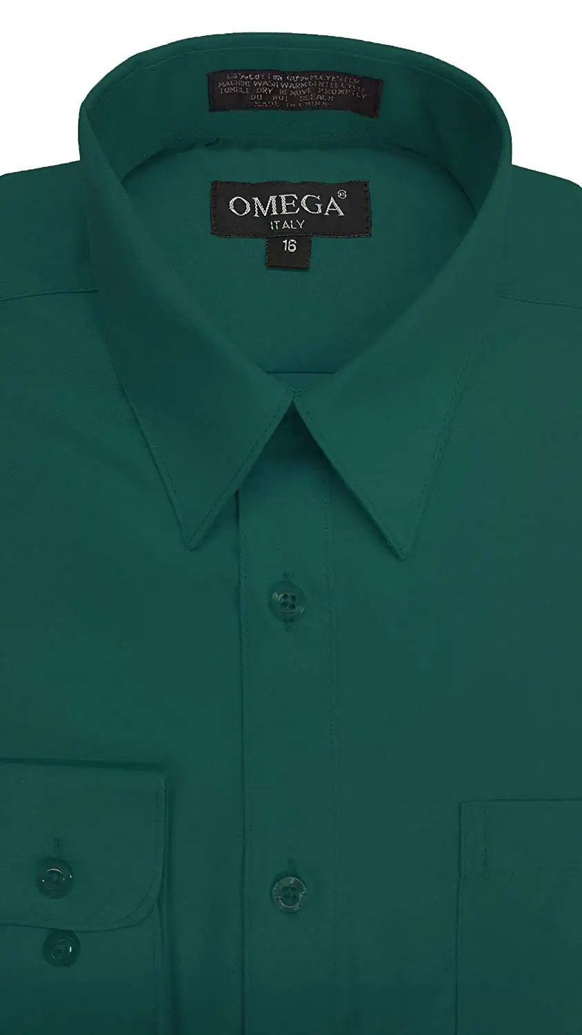 boys green dress shirt