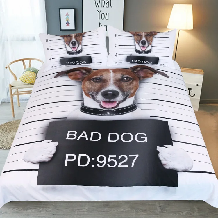 dog print sheet sets