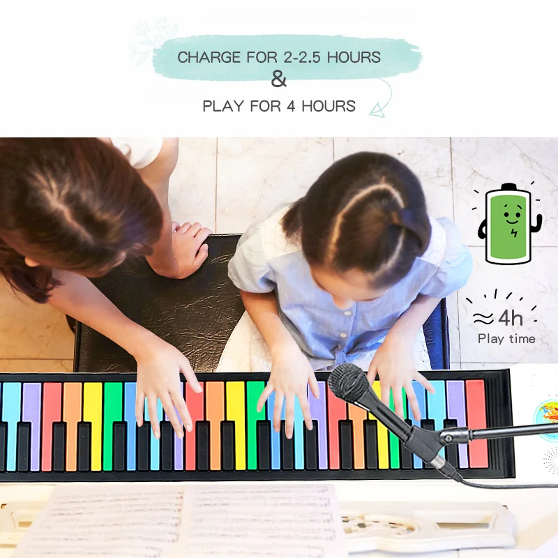 
49-Key Electronic Piano Keyboard Child Kids Educational baby piano 