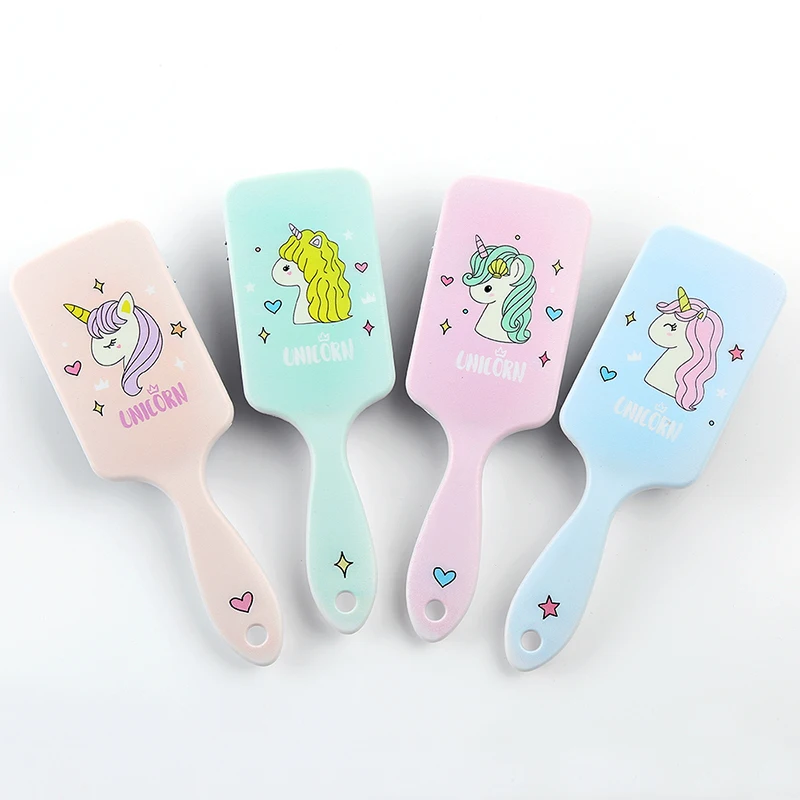 

Dropshipping High quality professional cushion hair brush foldable hair brush with mirror, Customized color