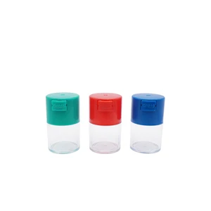 Image of Airtight Smell Proof Bottle Herb Vacuum Container Small Size 60ml Plastic Jar Set