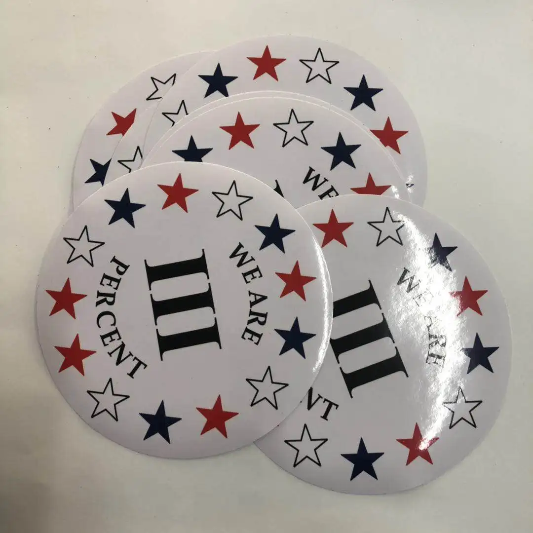 高品质不干胶标签户外双面模切贴纸乙烯基双面印刷 pvc 贴纸