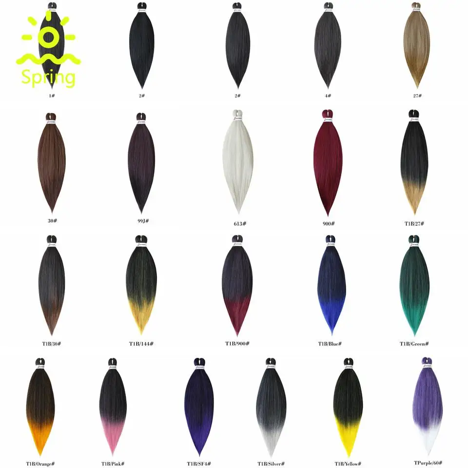 Synthetic Hair Senegalese Twist Crochet Braids Hair 1Pcs/Lot 100g/Pc 60CM 22Root  Ombre Braiding Hair Extensions