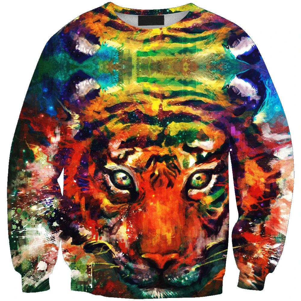 printed crew neck sweatshirts