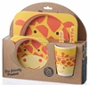 kids Eco-friendly bamboo fiber dinner sets cartoon shape