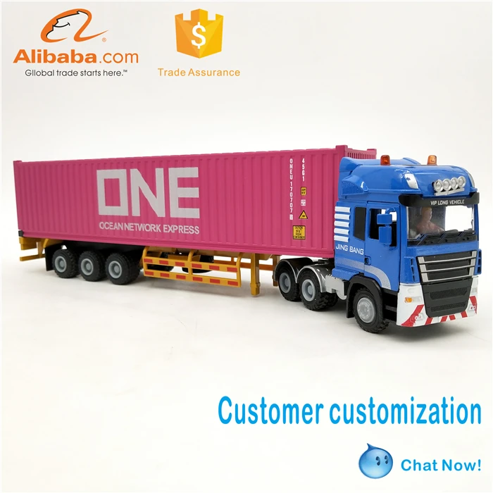 1 50 diecast container truck model container truck model model container truck with scale