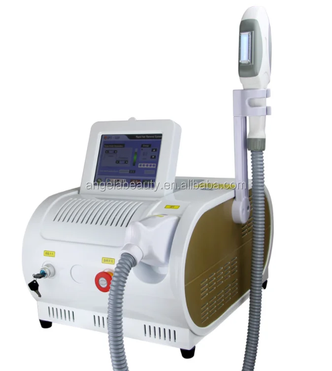 

A0102 Permanent shr ipl laser hair removal machine skin care acne removal red spot removal, Gold