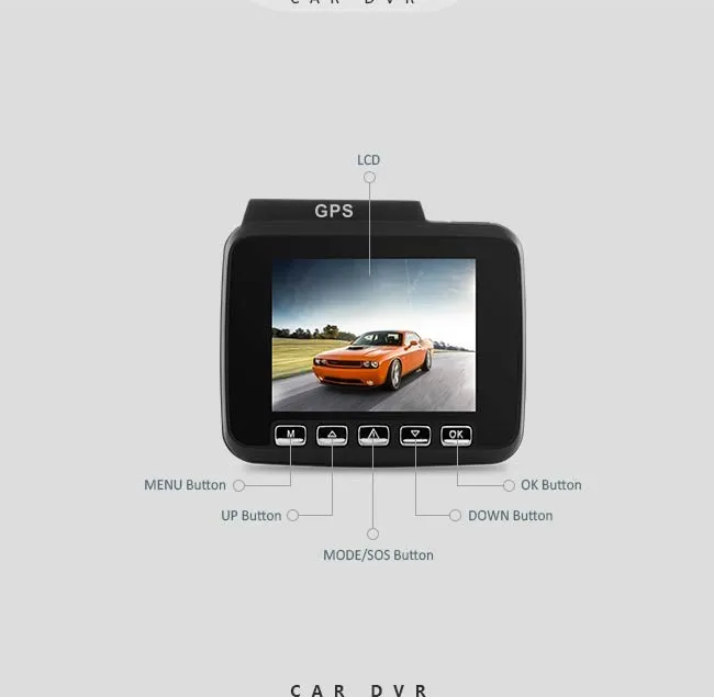 2.4 car dash dvr camera anytek car dvr 4k gps wifi vehicle blackbox dvr wdr 1080p manual