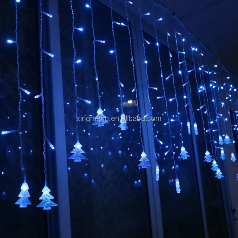 2018 New Christmas Decorations 5M 216 LED Snowing Icicles Indoor Outdoor Christmas Tree House String Lights