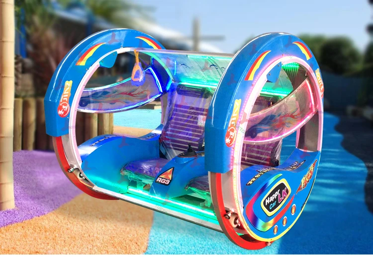 说明 快乐的摇摆车程 快乐的秋千车与新奇的表面和座椅是豪华的舒适