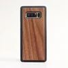 New arrival high class natural real blank wood soft TPU special funny cell phone back cover case for Samsung Galaxy Note 8