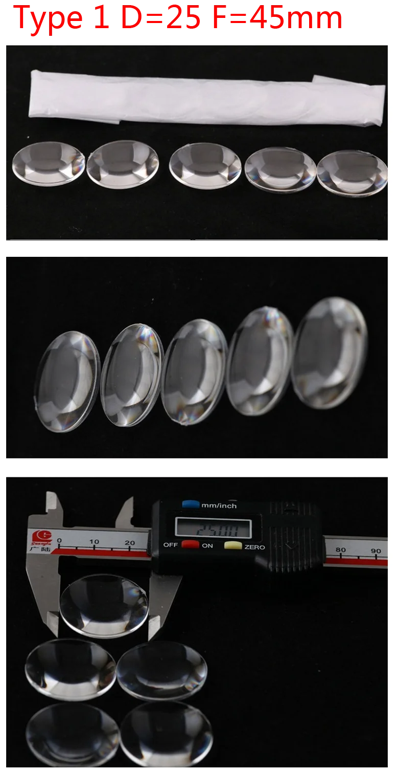 Biconvex Lenses For Google Cardboard Vr Project 25mm Diameter 45mm Focal Length - Buy Vr Acrylic Lens,Acrylic Magnifying Lens,Google Cardbaord Lens Product on Alibaba_com