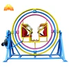 factory price mobile amusement park rides human gyroscope, rotating human gyroscope rides for sale