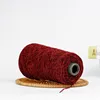 100% Acrylic chenille yarn white MOROCCO