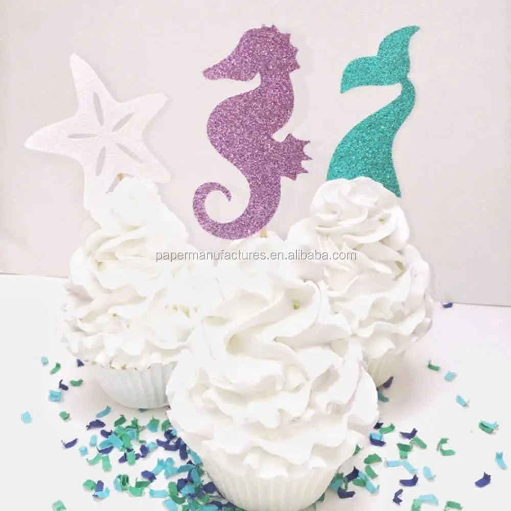Ourwarm Decor De Cupcake A Theme Sirene 32 24 Pieces Garniture De Gateau Scintillante Decoration Pour Reception Cadeau Pour Bebe Fete D Anniversaire Queue De Sirene Buy Gateau De Sirene Topper De Sirene Fete De Sirene Product On Alibaba Com