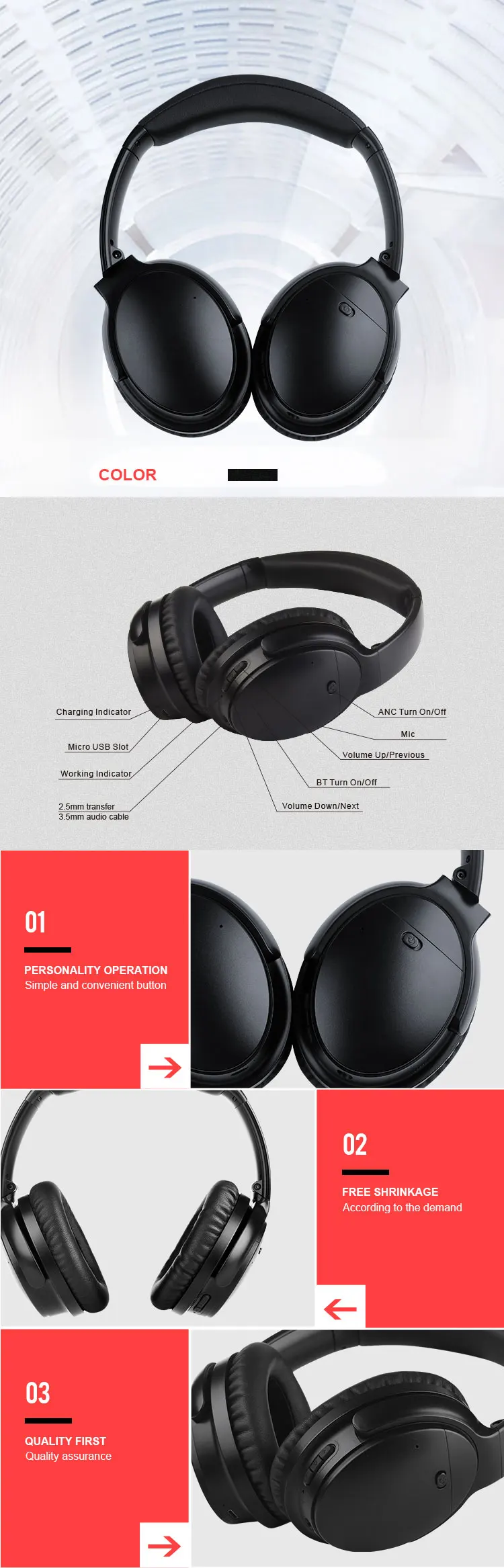 New Promotional Industrial Noise Cancelling Headphones Buy Headphones