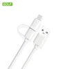 2018 GOLF best selling 2 in 1 usb data cable,charging smart phones,factory provide