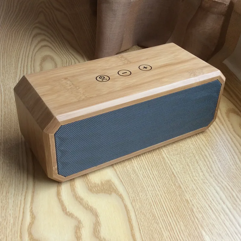 

Favorever New Bamboo Super Bass Wireless Speaker for Smartphone