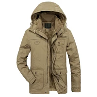 

New arrival casual outerwear cotton long men's coat clothing winter fur plus size 6XL latest design jacket for men
