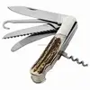 5 blades Function Pocket knife with simulated Bone Handle