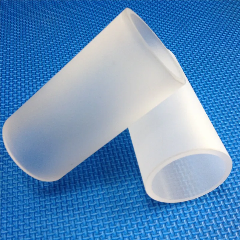 
HM heat resistant frosted customized glass quartz tube 